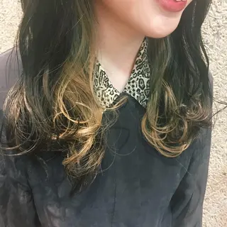 ロング カラー RINA🧤 デザインとボブのヘアスタイル