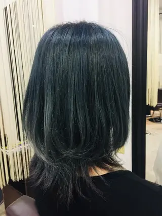 ミディアム カラー 阿久津 泰幸のヘアスタイル