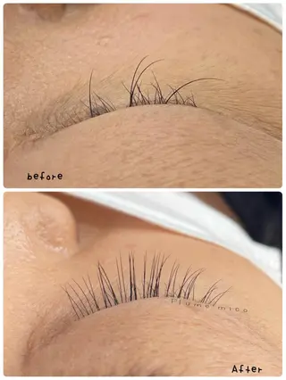 マツエク・マツパ Plume micoのマツエク・マツパデザイン