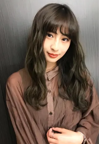 セミロング カラー Utata  literie所属・🌷小野田 睦🌷のヘアスタイル