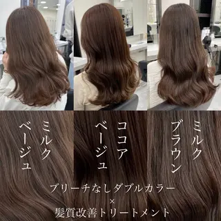 ロング カラー 🎀暖色/ラベンダー /paru🤍のヘアスタイル