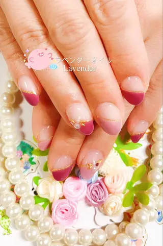 ネイル ラベンダー💖日暮里 ルル💖ネイルのネイルデザイン