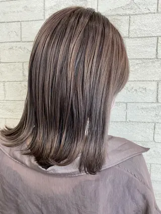 ミディアム ダブルカラー🌈 miinaのヘアスタイル