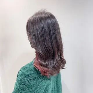 ロング カラー 💫小顔カット TAROのヘアスタイル
