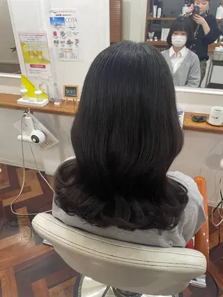 ミディアム mopa所属・mopa_kaede 暖色カラー/ロングのヘアスタイル