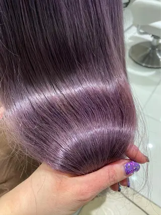 ロング 中谷 明日香のヘアスタイル