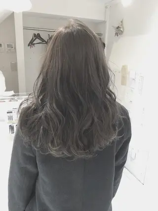 ロング カラー パーマ fukuyasu rikaのネイルデザイン