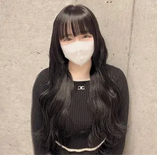 ロング カラー ヘアアレンジ ねいるとあいの店キュプレ橘通店所属・harua キュプレ/アイリストのマツエク・マツパデザイン