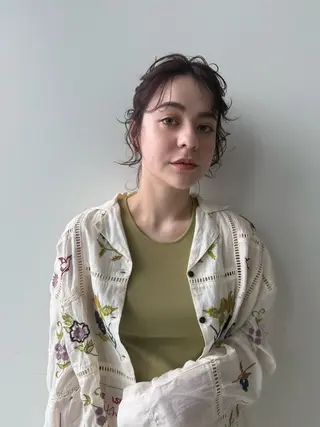 ミディアム カラー 坂本 圭太朗のヘアスタイル