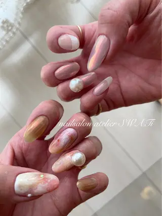 ネイル ヘアーサロン大野所属・nailsalon SWATiのネイルデザイン