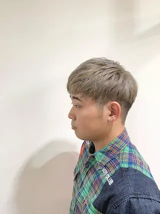 ショート カラー メンズ 竹内 康浩のヘアスタイル