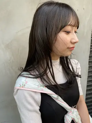 セミロング sea's所属・ヒラカホ/矢場町/ ブリーチ/似合わせのヘアスタイル