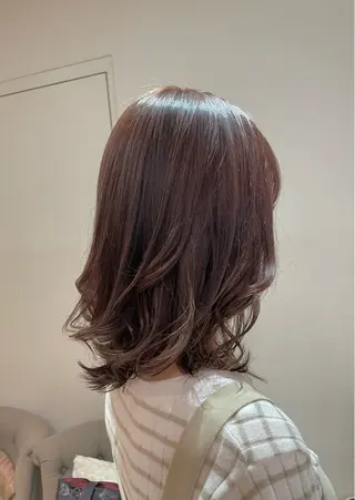 セミロング ʜᴀʀᴜᴋᴀ♱メンズ ウルフ/ブリーチのヘアスタイル