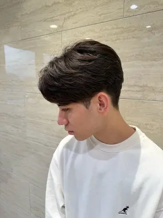 パーマ メンズ SANA/ツヤカラー /カット大船のヘアスタイル