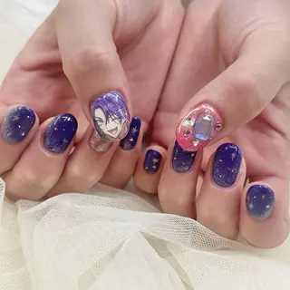 ミディアム 池袋痛ネイル Nok. 渡辺のネイルデザイン