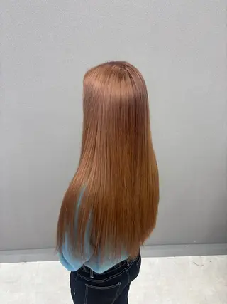 ロング カラー ミルクティー/ピンク カラー/ みう🎀のヘアスタイル