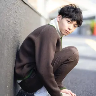 メンズ 🌈圧倒的デザイン パーマ　関和希のヘアスタイル