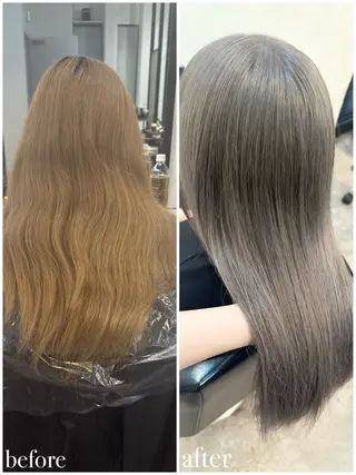 ロング カラー 🫧シールエクステ/ 艶カラー🫧アサミ️のヘアスタイル