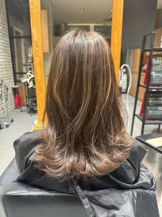 セミロング ReX  HAIR INTERNATIONAL 【レックスヘアーインターナショナル】所属・ReX 【心斎橋】 rin🌙のヘアスタイル