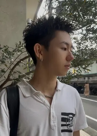 パーマ メンズ 年間2000名担当◎ パーマ職人/仲原佑樹のヘアスタイル