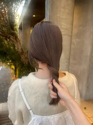 セミロング カラー lapis / soraのヘアスタイル