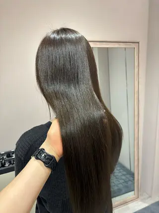 ロング 🤍艶髪透明感 カラー/直井優花🤍のヘアスタイル