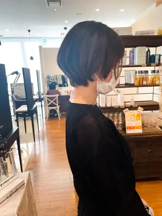 ショート カラー 髪質改善/ブリーチ 田代 龍我のヘアスタイル