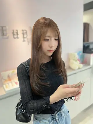 ロング 上品モテガーリー Rena🎀のヘアスタイル