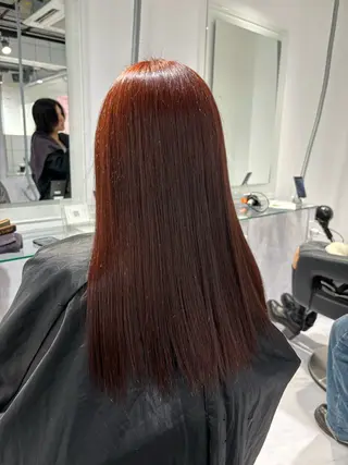 ロング カラー 表参道♡暗髪^ྀི 艶カラー♡アユミのヘアスタイル