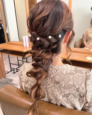 ヘアアレンジ 北九州美容室 🕊️わかな✂︎のヘアスタイル