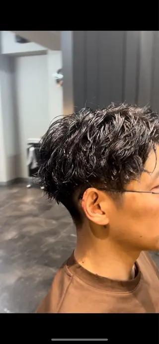 パーマ メンズ メンズパーマ専門店 【店長】⚜️イチカワのヘアスタイル