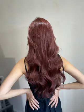 ロング カラー 🫧ナオ🫧 /韓国 ヘア/ マンツーマンのヘアスタイル