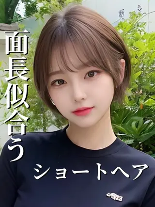 ショート ショートヘア くすみカラー、大場猛のヘアスタイル