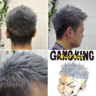 ショート カラー メンズ "PEPPU "所属・🌈推し色派手髪 ハイトーンShinのヘアスタイル