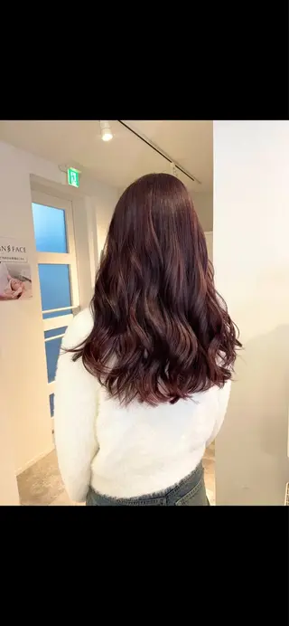 ロング カラー hayaka todaのヘアスタイル