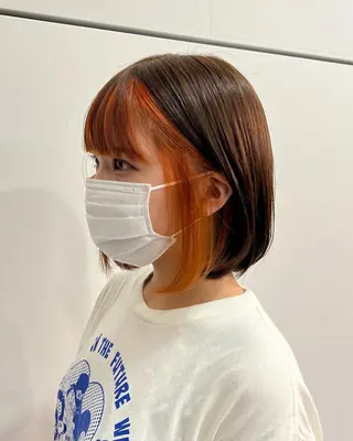 ショート カラー 🌈re-room EIKI🇰🇷のヘアスタイル