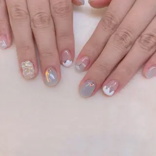 ネイル 韓国ネイル/ワンホン ネイル🎀表参道3分のネイルデザイン