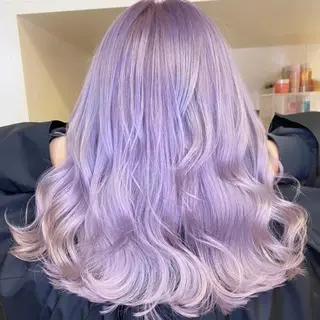 セミロング カラー ヘアアレンジ 透明感/レイヤー 🇰🇷tomonaのヘアスタイル