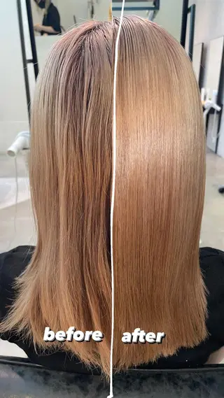 🎀ボブ+ハイトーン シュカ👶🏻のヘアスタイル