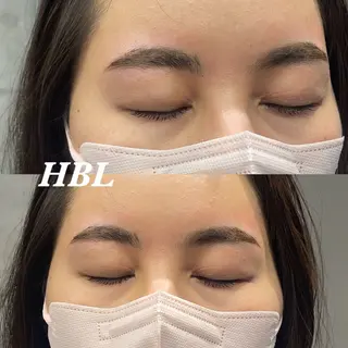 アイブロウ 暖色/ハイトーン/ カラー/HBLのヘアスタイル