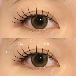 マツエク・マツパ Belle fee 伊藤のマツエク・マツパデザイン