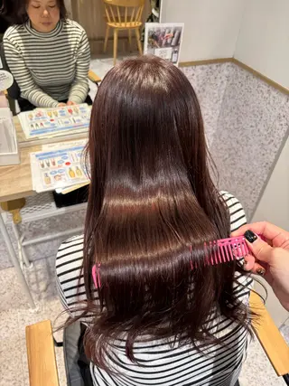 ロング カラー 暖色カラー/ パリジェンヌ💟みくのヘアスタイル