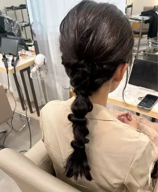ロング ヘアアレンジ 🎀ブリーチなし カラーyui🎀のヘアスタイル