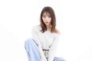 ミディアム カラー memento 斎藤大覚のヘアスタイル