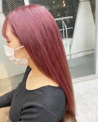 ロング カラー 後藤紗英/髪質改善 /オリーブベージュのヘアスタイル