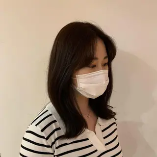 セミロング 松元 裕樹のヘアスタイル