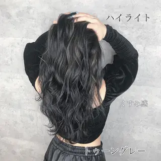 ロング カラー アンダーバーホワイト_WHITE所属・_WHITE芝本 賢吾【天王寺店】のヘアスタイル