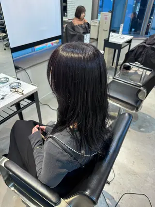 ロング 町田/透け感/透明感 Shibuのヘアスタイル