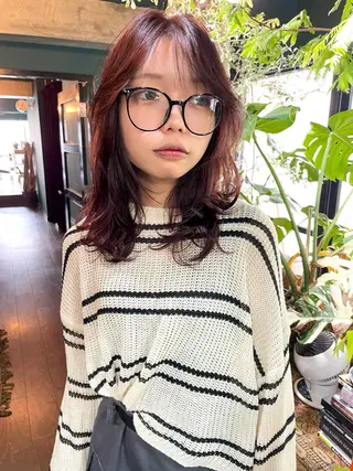 セミロング vivre libre所属・vivre libreのヘアスタイル