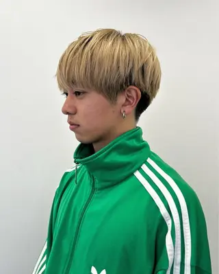 ショート カラー メンズ 名古屋栄/ブリーチ/ ボブ🧃木下桃嘉のヘアスタイル